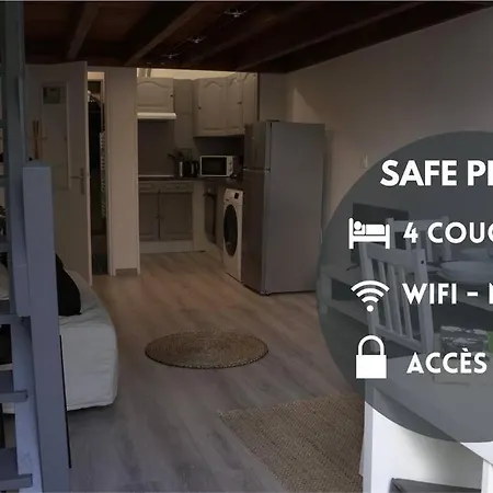 アパート Saafeplace-4pers-wifi-keybox-24sur7 エタンプ